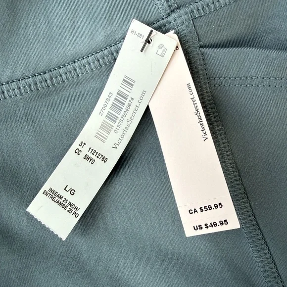 Women’s Victoria’s Secret VSX Essential High Rise Leggings - NWT Size Large - Picture 4 of 6
